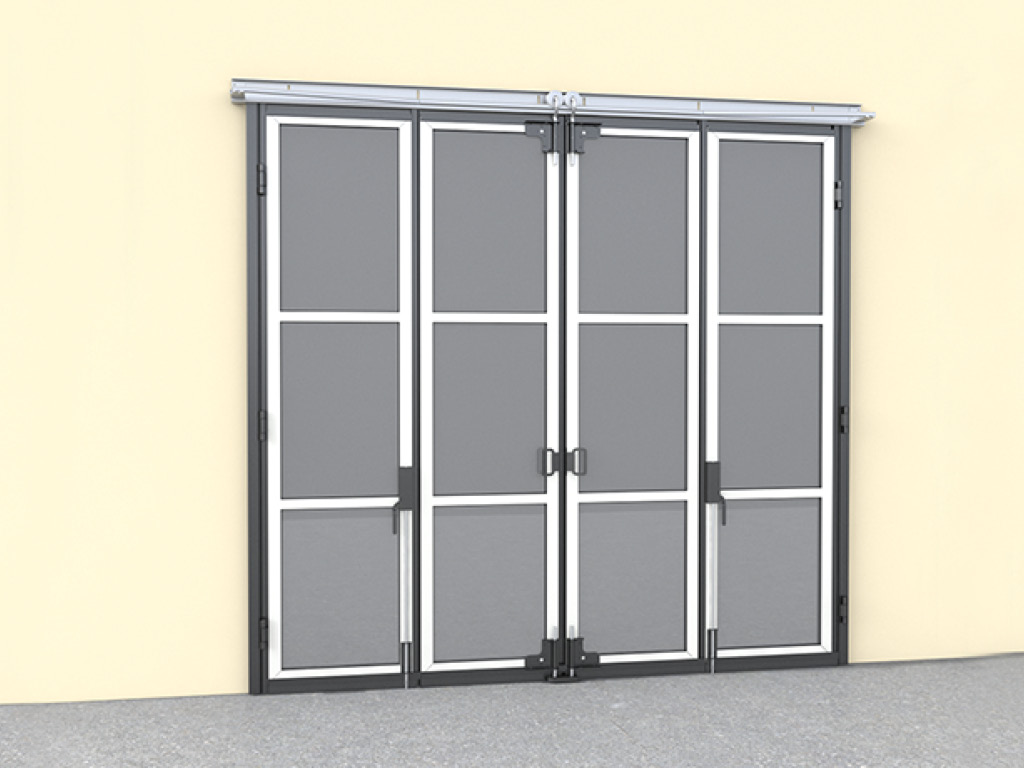 O‘rnatishni devorning ichki tomonida amalga oshirish tavsiya etiladi, agar proyemning xususiyatlari buni ruxsat bersa. Bunday holda, tizim mexanizmi va yo‘nalishlar to‘liq himoyalangan bo‘lib, tashqi shaxslar uchun yaroqsiz bo‘ladi.